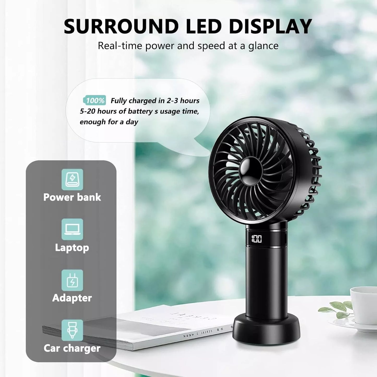 SMART Handheld Fan